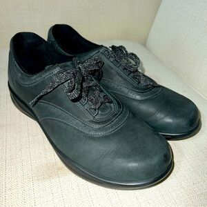 SAS Women's Black Leather Comfort Lace Up Shoes Sz 10M J4984875
